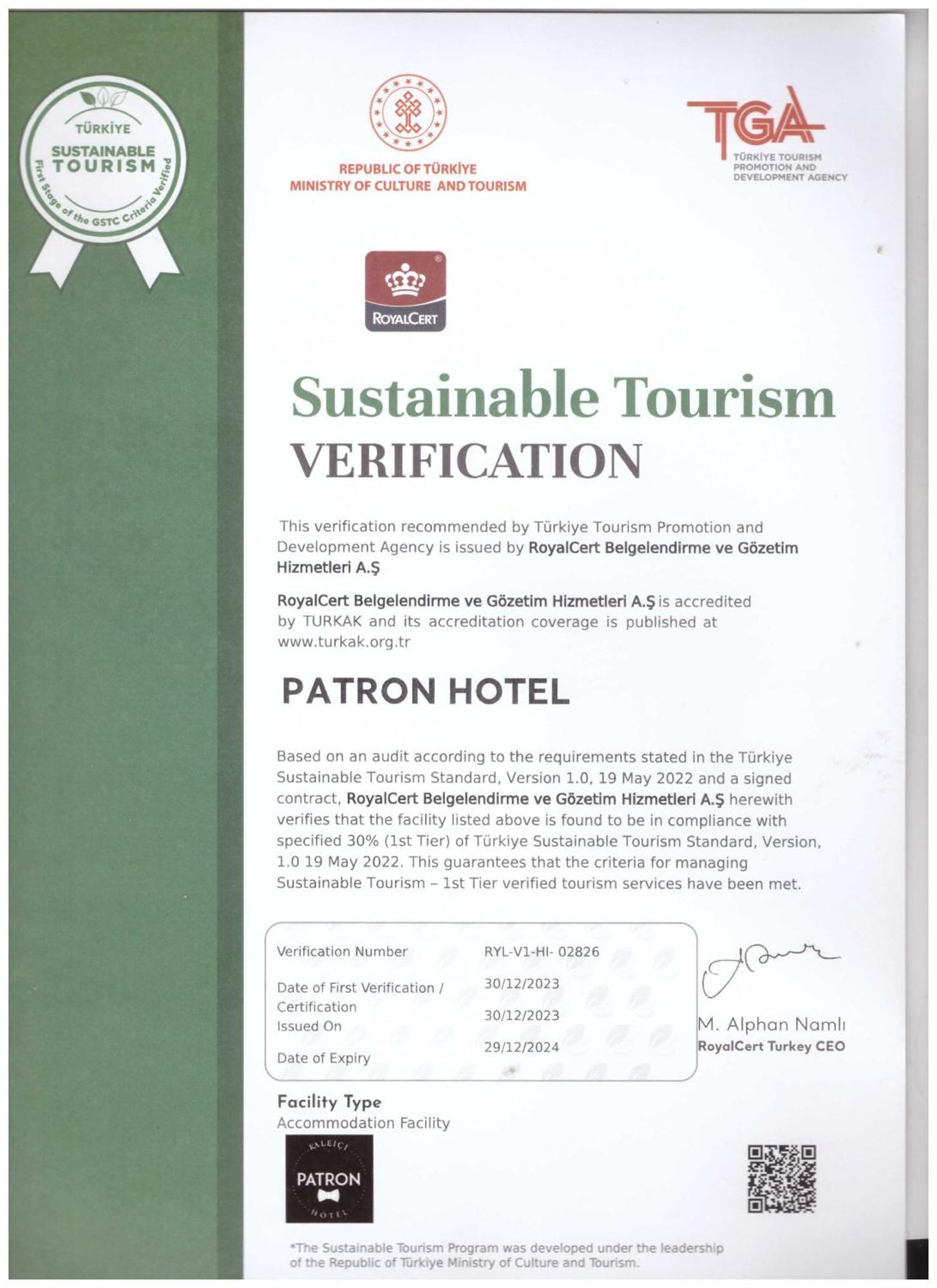Patron Hotel Antalia Esterno foto